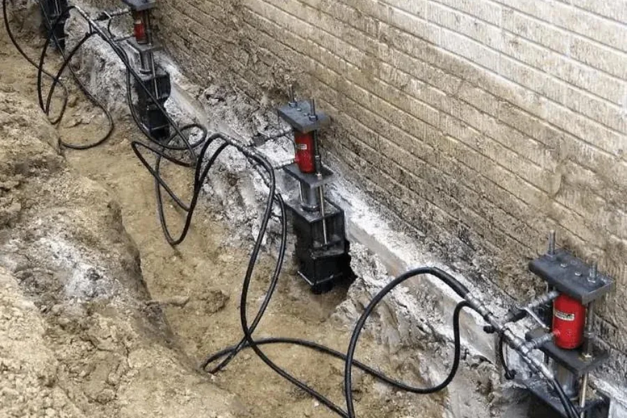 Steel Push Pier Installation in North Fort Myers, FL